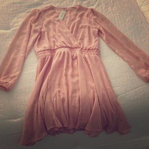 Pink Chiffon Dress
